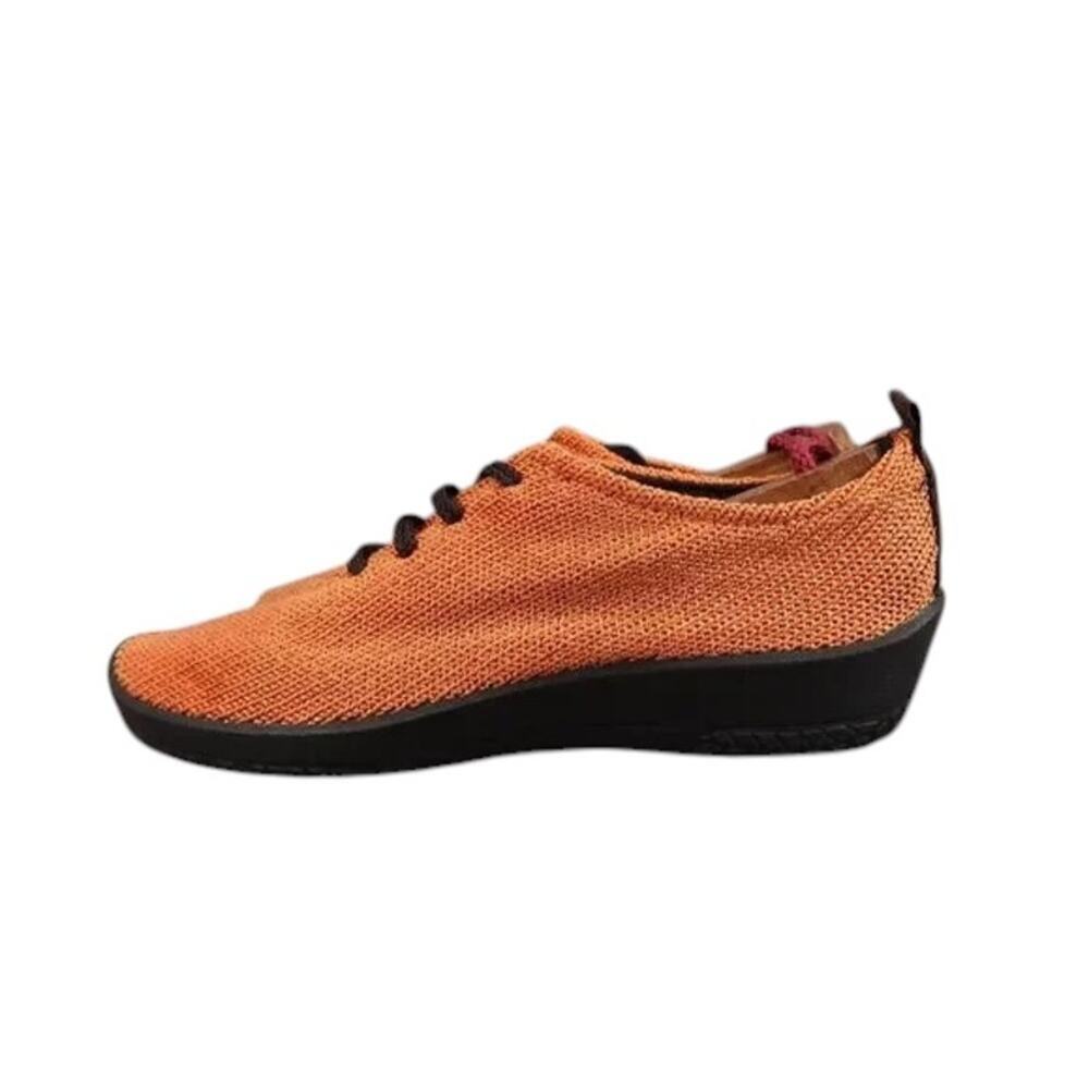 Arcopedico Shoes Womens 38 Casual Oxford Sneakers Knit Comfort Fashion Orange - Picture 3 of 16